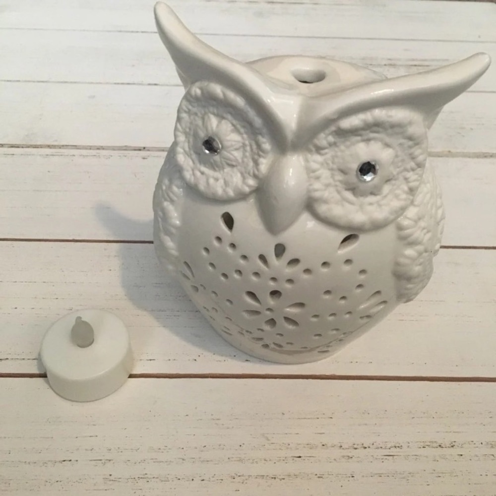IKEA • White Tea Candle Sophisticated Decor Accent